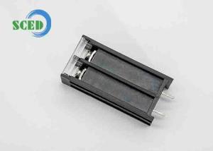 Wholesale 10.00mm Barrier Type Terminal Block 20A 300V Plastic Black 2 Poles from china suppliers