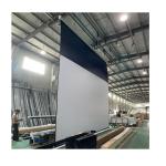 Large Electric Tab Tensioned Motorized Screen With Remote Control For Outdoor