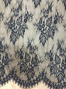 Wholesale French Lace Fabric Eyelash Cord Lace Fabric fashion Black lace from china suppliers