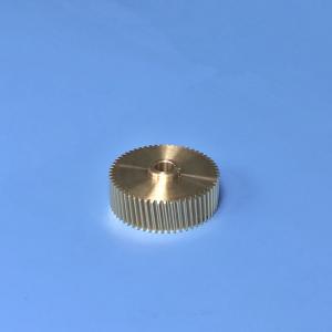 China 0.5 Module High Precision Gear , Brass Helical Gear With Hobbing Machining on sale
