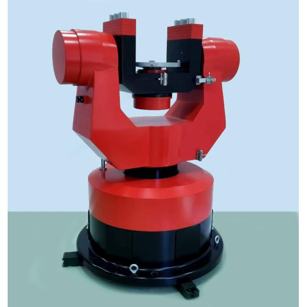 The three-axis turntable can generate motion excitations such as angular position, angular velocity and angular acceleration in three directions, and