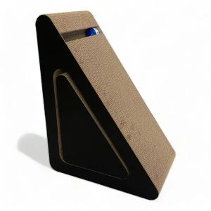 Wholesale 100% Recyclable Triangle Cardboard Cat Scratcher Multiple Angle 3 Sided Cat Scratcher from china suppliers
