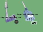 Colin 5 Lead ECG Cable BP88 / BP306 , ECG Trunk Cable CE Standard