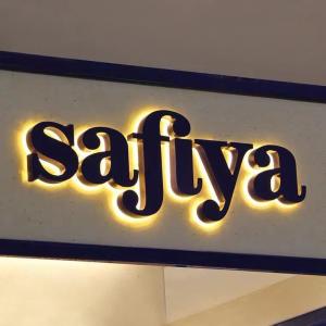 Wholesale Stainless steel illuminated Gold 3D Customized backlit outdoor logo letter sign from china suppliers