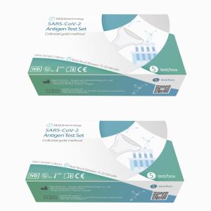 Wholesale 5 Test/Box Antigen Home Testing Kit 2 Years Shelf Life Plastic from china suppliers