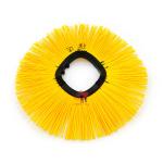 Injection Plastic Road Sweeper Brush Straight Filament With Disc Ring