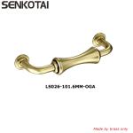 Curved Bar Cabinet Pull - brass Furniture Handle for Kitchen Cupboard Door,