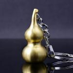 New design fashion decorative zinc alloy metal calabash key chain