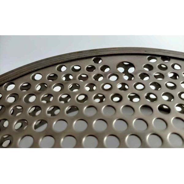 Round Seive 304 Stainless Steel Mesh Basket Strainer Filter Mesh Perforated