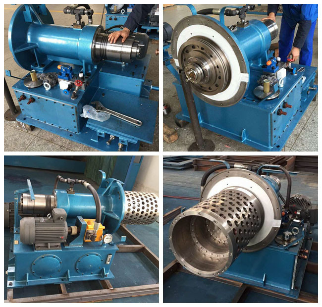 Control PLC Two Stage Pusher Type Centrifuge For Copper Sulphate Dewatering