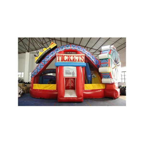 Wholesale PVC Tarpaulins Inflatable Amusement Park , Playground Tickets With Ferris Wheel from china suppliers