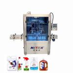 4 Heads Servo Motor Piston Filler Bottle Filling Mechanism / Bottle Filling