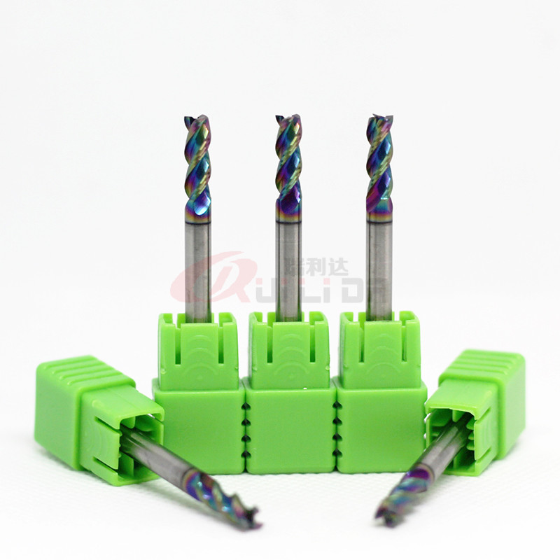 1/8" Aluminum Finishing End Mill 4mm 3 Flute Cutting RLD Tools