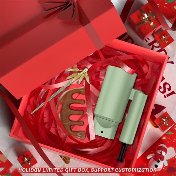 Festival Gift Box Set Customized Hair Dryer Curling Wand Set With 1M Power Cord