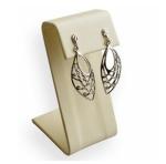 100% Drill Well Earring Display Stands Metal Inside For Jewelry Shop Window