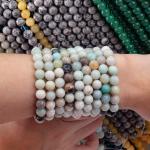 Amazonite Round Bead Natural Crystal Gemstone Different Bead Size Loose Bead