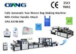 High Speed PP Automatic Non Woven Bag Making Machine Ultrasonic Welding