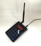 FM full waterproof guest vibrating wireless restaurant coaster pager with KPI to