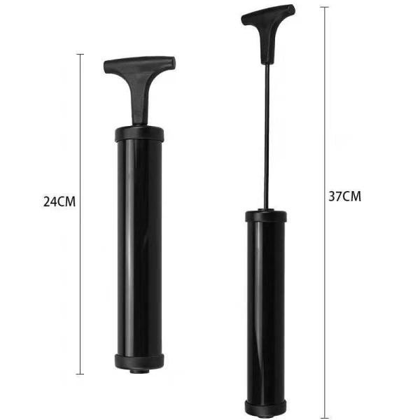 Black PVC Manual Air Pump For Boat Fender Marine Buoys 24cm-37cm