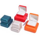 Han Hong Custom Logo Jewelry Package for Bracelet Necklace Ring PU Leather