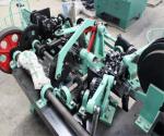 Electric Galvanized Barbed Wire Making Machine 1.6 - 3.0 Mm 3 Kw High Capacity