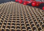 Drapery Flexible Decorative Wire Mesh Curtain 2mm For Hotel Decoration