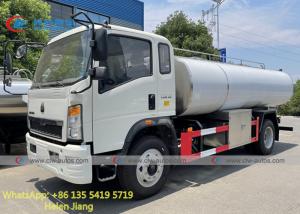Wholesale Sinotruk Howo 4x2 RHD 5000L SS304 Milk Tanker Truck from china suppliers