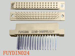 Wholesale B Type 3 rows Receptacle DIN 41612 connector 48P Eurocard Straight Female Connector from china suppliers