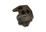 14X-49-11600 D65-12 Bulldozer Pump / Cast Iron Hydraulic Gear Pumps Silver Color