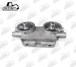 Aluminum JCB Symmetry Fuel Filter Head For Excavator Engine Spare Parts