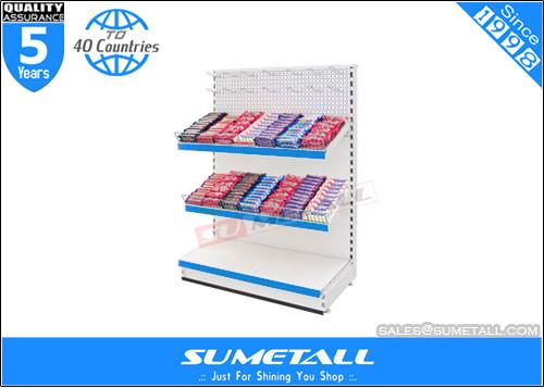 Single Side Shop Display Shelf / Merchandise Display Racks For Retail Store
