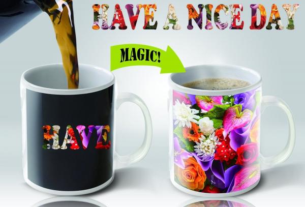 Quality Funny Color Changing Coffee Mug For Promotion , personalised heat sensitive coffee mug for sale