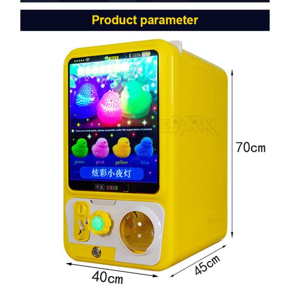 Coin Operated 60-100mm Capsule Toy Machine Twisting Card Machine
