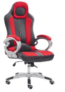 Wholesale Ergonomic Chair With PU Castors Powder-coated Base 100mm Gaslift Tilt Mechanism Red / Black Mesh Armrests from china suppliers