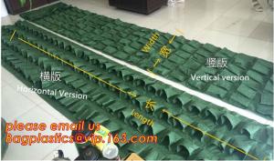 Wholesale Multi-pocket New Indoor Outdoor Wall Hanging Planter Vertical Felt Garden Plant Grow Pot Bags,vertical garden hanging fe from china suppliers