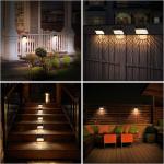 Outdoor IP67 Waterproof Yard Terrace Decoration Light Wall Lamp Solar Garden