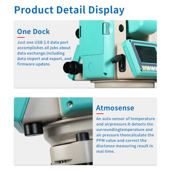 Ruide RTS-822R10 RQS Total Station 2" Accuracy Surveying Equipment