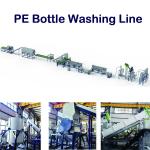 HDPE Plastic Washing Recycling Machine Waste Bottle Recycling Machine 200kw