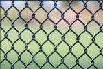 Outdoor Black Brown Green Chain Link Fence 6ft For Garden / Courtyard / Villa