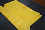 Yellow / Blue Disposable Chef Aprons , HDPE LDPE Embossed Textured Apron
