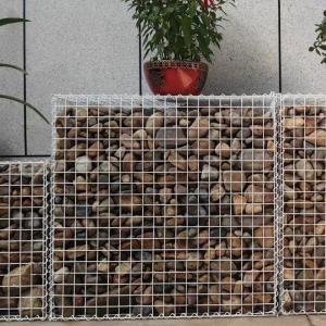 Wholesale 2.0mm-4.0mm Wire Gauge Galvanized Welded PVC Coated Rock Gabion Basket for Landscaping from china suppliers