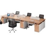 Desktop Computer Office Desk and Chair Combination for Simple Modern Writing
