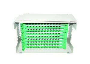 Wholesale 96 cores High density Fiber Optic Patch Panel Rack Mount Enclosure from china suppliers