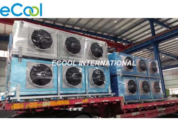 Double Side Air Blowing Evaporator Unit Refrigeration / Compressor Condenser