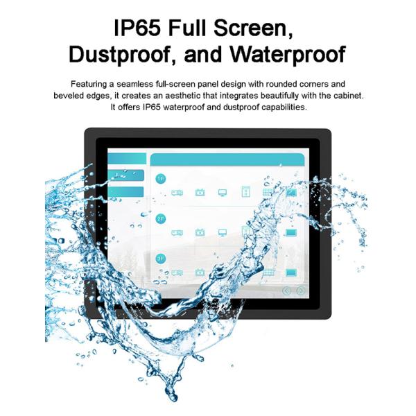 15.6 inch Embedded Controller Industrial Touch Screen Computer with Whole Aluminum Alloy Casing