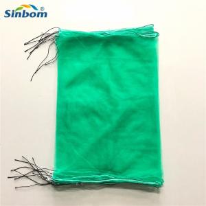 Wholesale 100% Virgin HDPE Drawstring Fruit Tree Protect Mono Mesh Net Green PE Date Bag from china suppliers