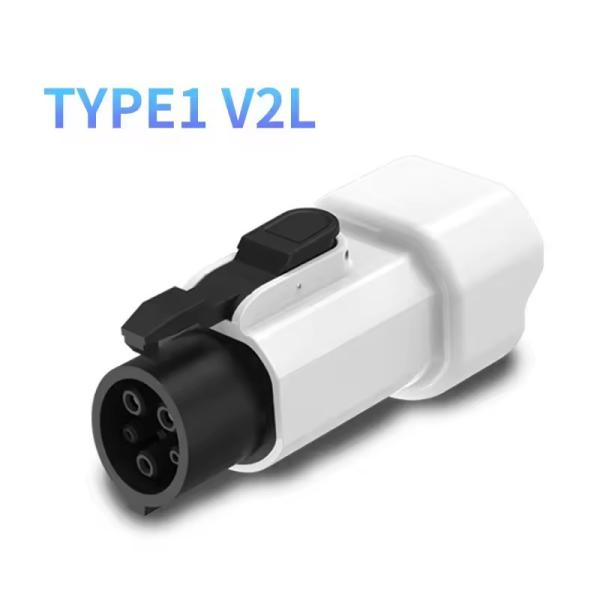 J1772 V2L Electric Vehicle Charger Adapter 20 Amp 240v EV Side Discharge Plug