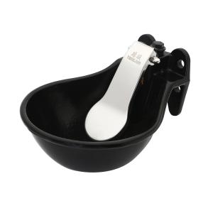 Wholesale 1.5L Enamelled Cast Iron Cattle Water Bowls Pipe Mounting from china suppliers