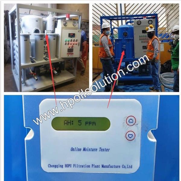 Quality Transformer Oil Online Moisture Tester, Lube Oil Online PPM meter, Oil Moisture Sensor for sale