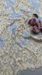 100% Cotton Eｍbroidery Lace Fabric Breathe Lace Fabric Versatile and Durable